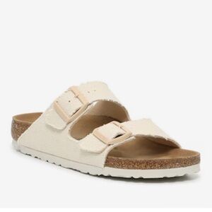 Birkenstock Arizona Vegan Sandal - Eggshell - EU 38 / US 7 - 7.5